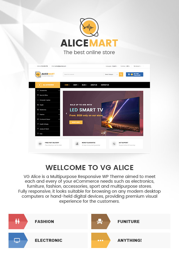 Vg Alice Multipurpose Responsive Ecommerce Theme By Vinawebsolutions