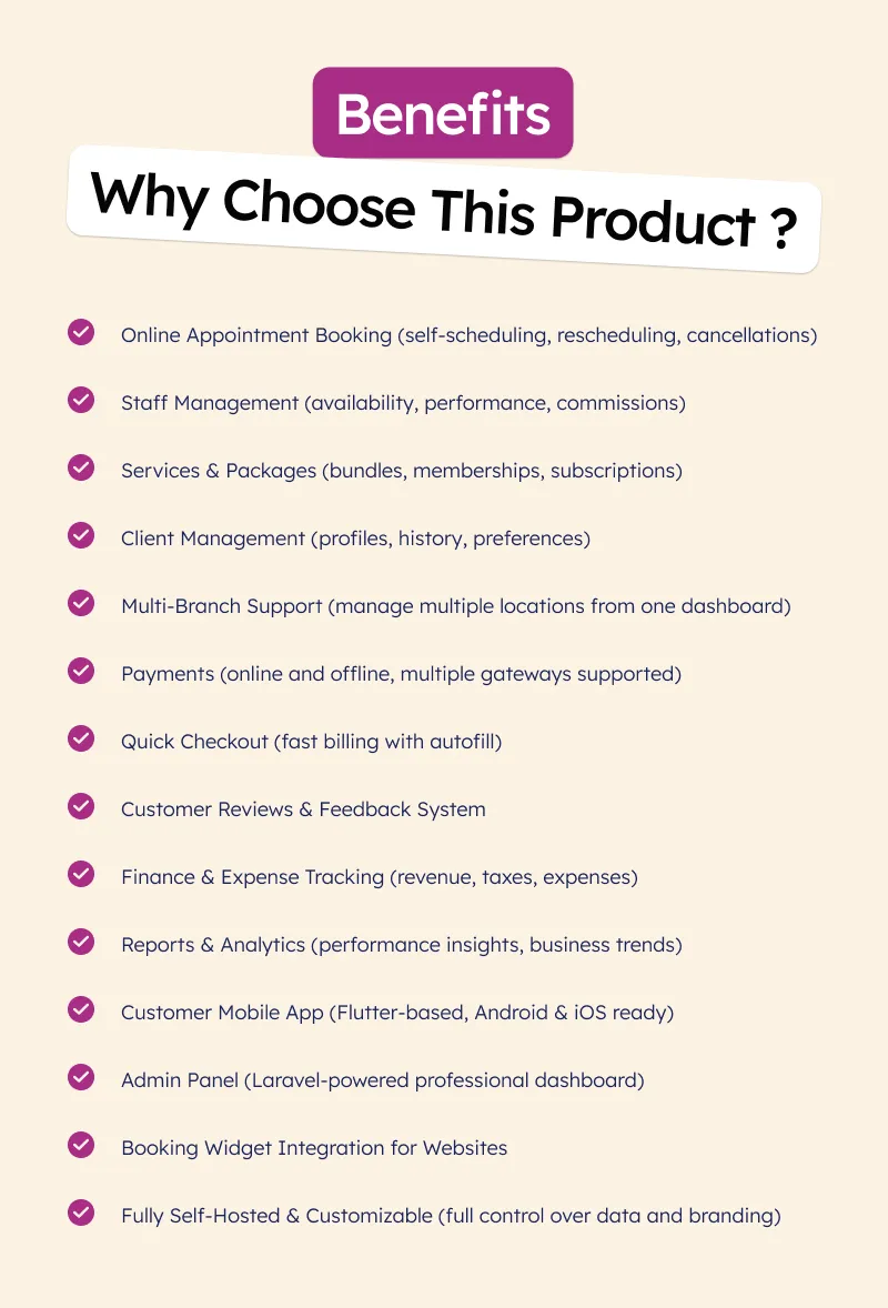 Salon Software | Spa Software | Frezka | Iqonic Design