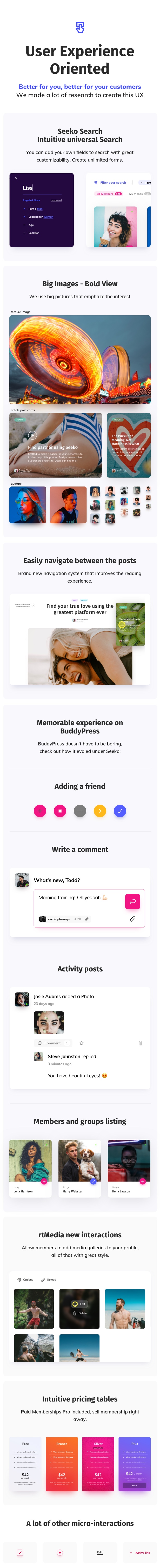 Seeko - Community Site Builder with BuddyPress SuperPowers - 10