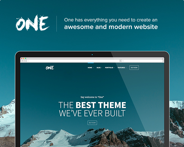 One - The Creative Multipurpose Portfolio theme - 1