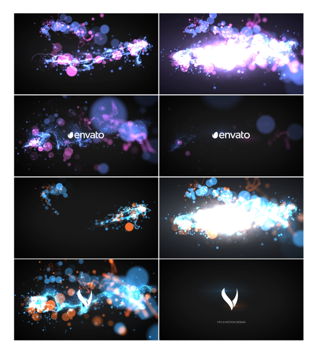 Particles Energy Burst Logo Reveal - 9