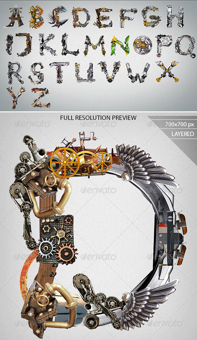 transforming alphabet robots