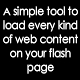 Integrated Flash Popup