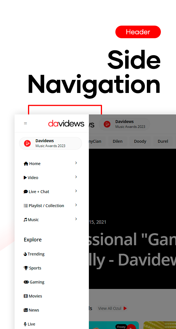 Davidews - Video Blogger Theme - 13