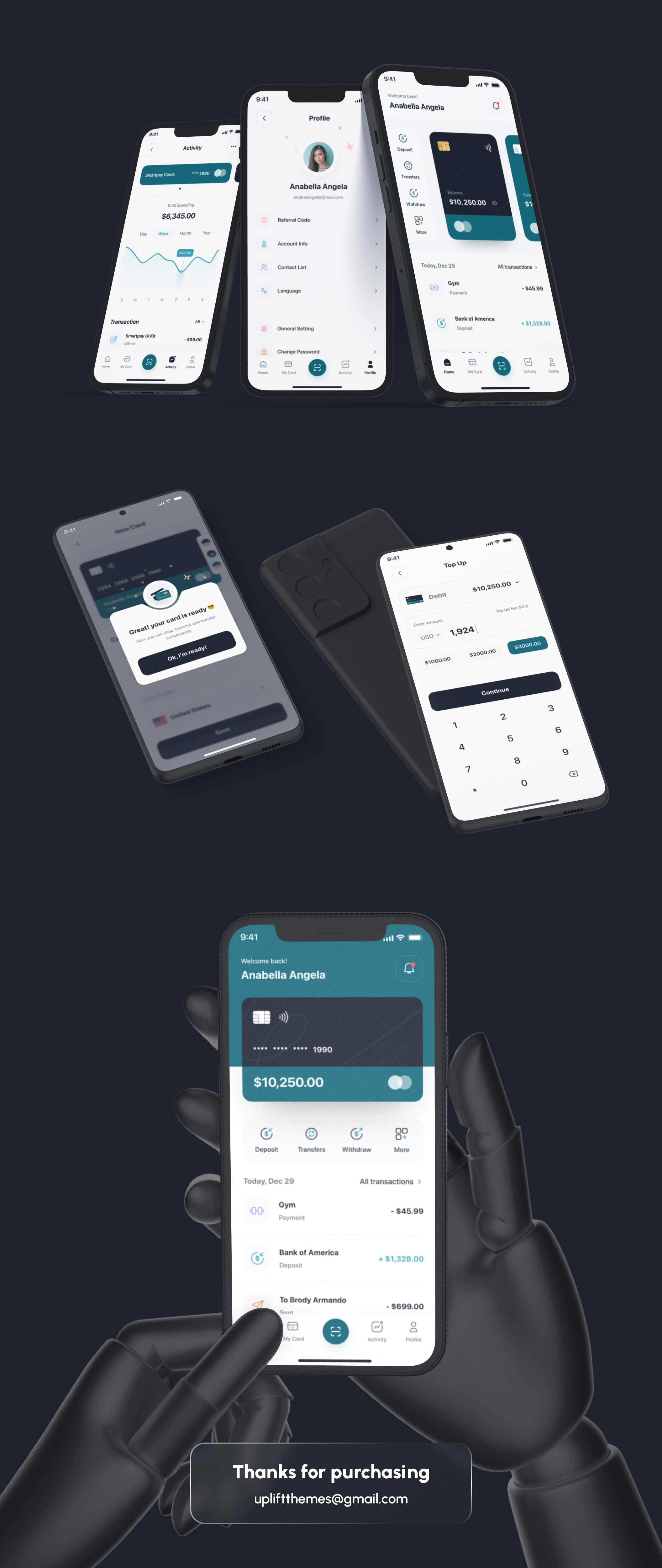 Bulkpay - Fintech App React Native CLI Ui Kit