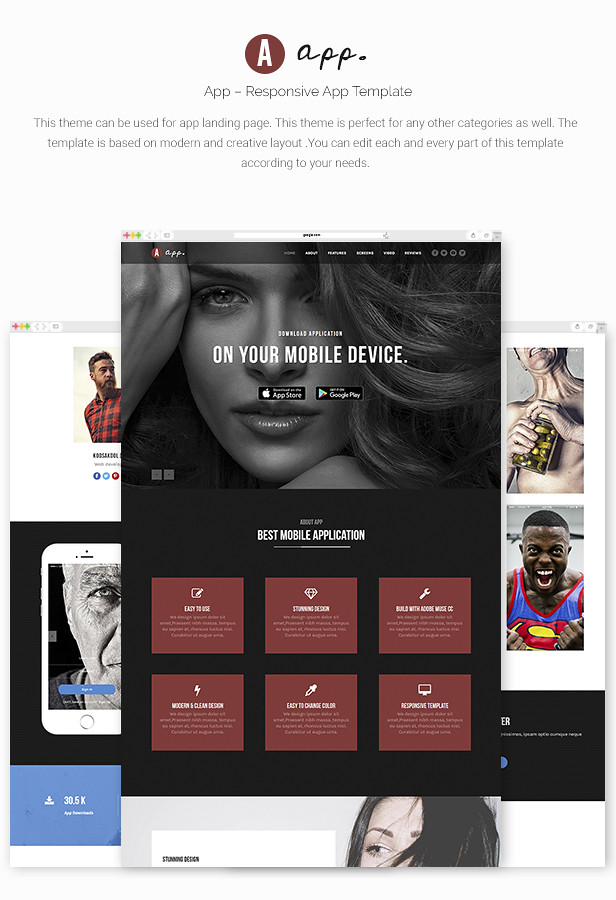 App - Responsive App Template - 6