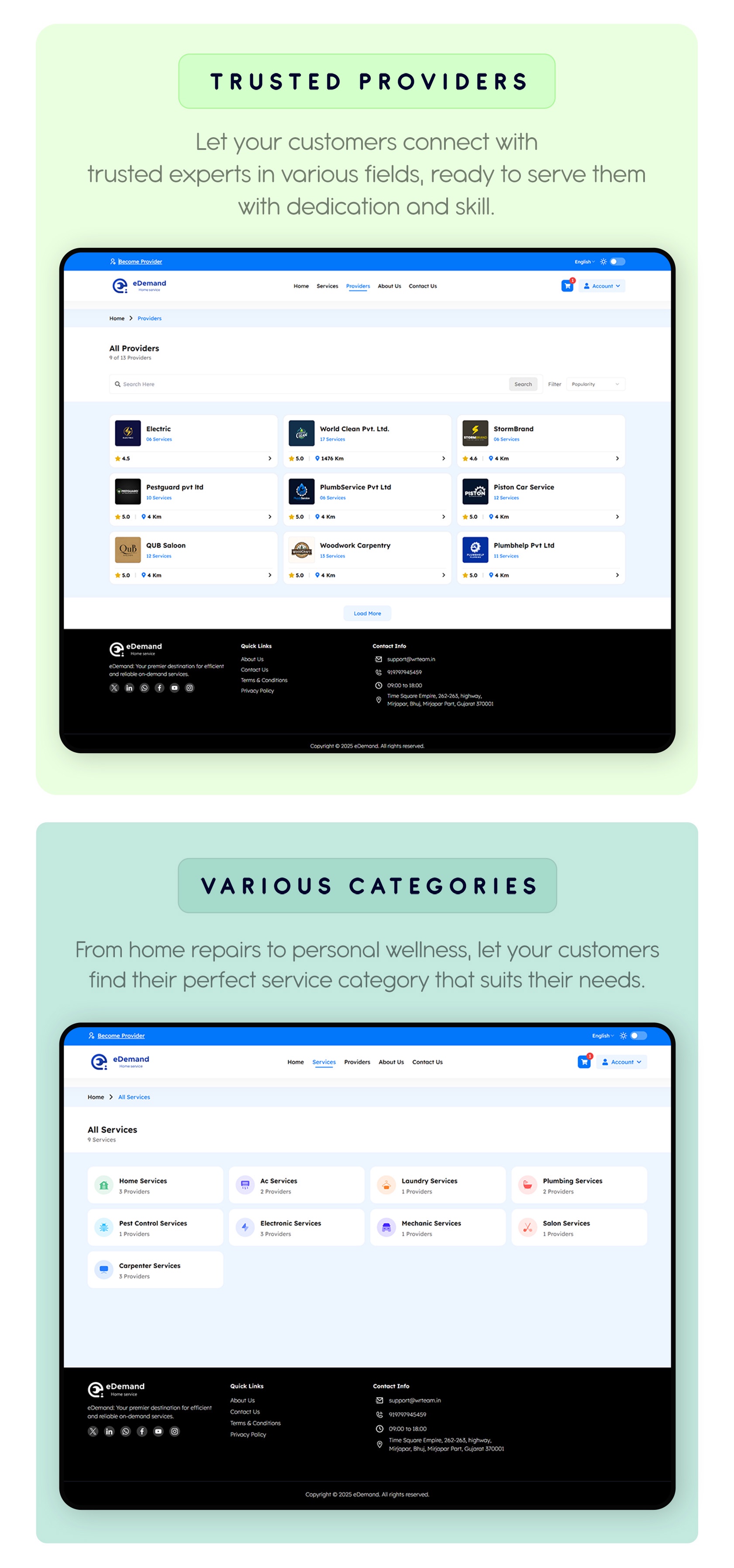 eDemand – Multi Vendor On-Demand Handyman Service App with Flutter & Web Version with PWA Support - 36