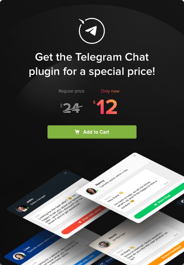 Telegram Chat Plugin for WordPress - 5