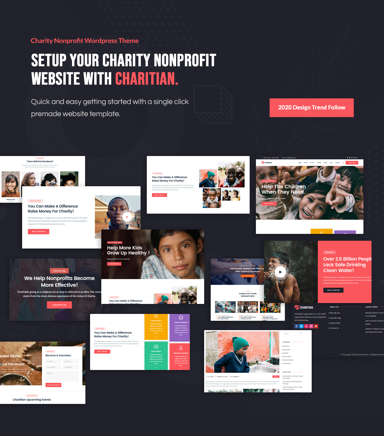 Charity WordPress Theme
