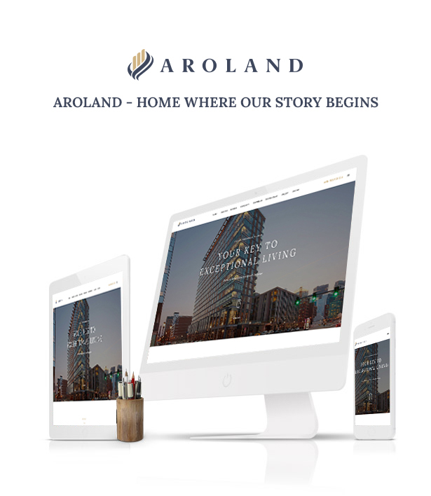 Aroland is a Single Property Landing Page