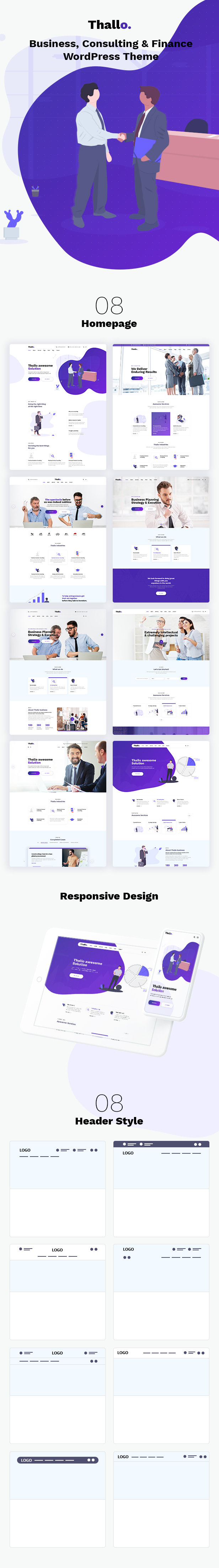 Thallo – Consulting & Finance WordPress Theme - 9