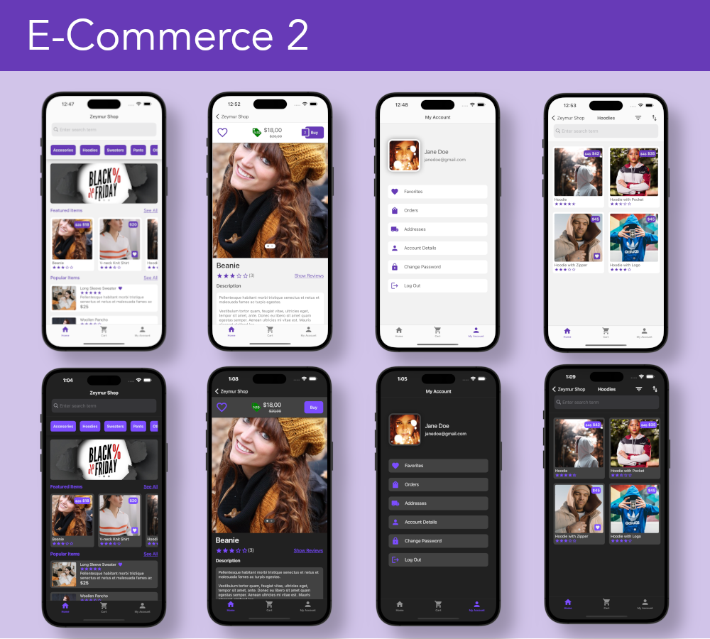 E-Commerce App UI Template for Xamarin Forms by zeymur CodeCanyon