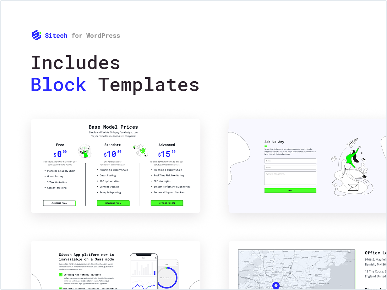 Includes Block Templates