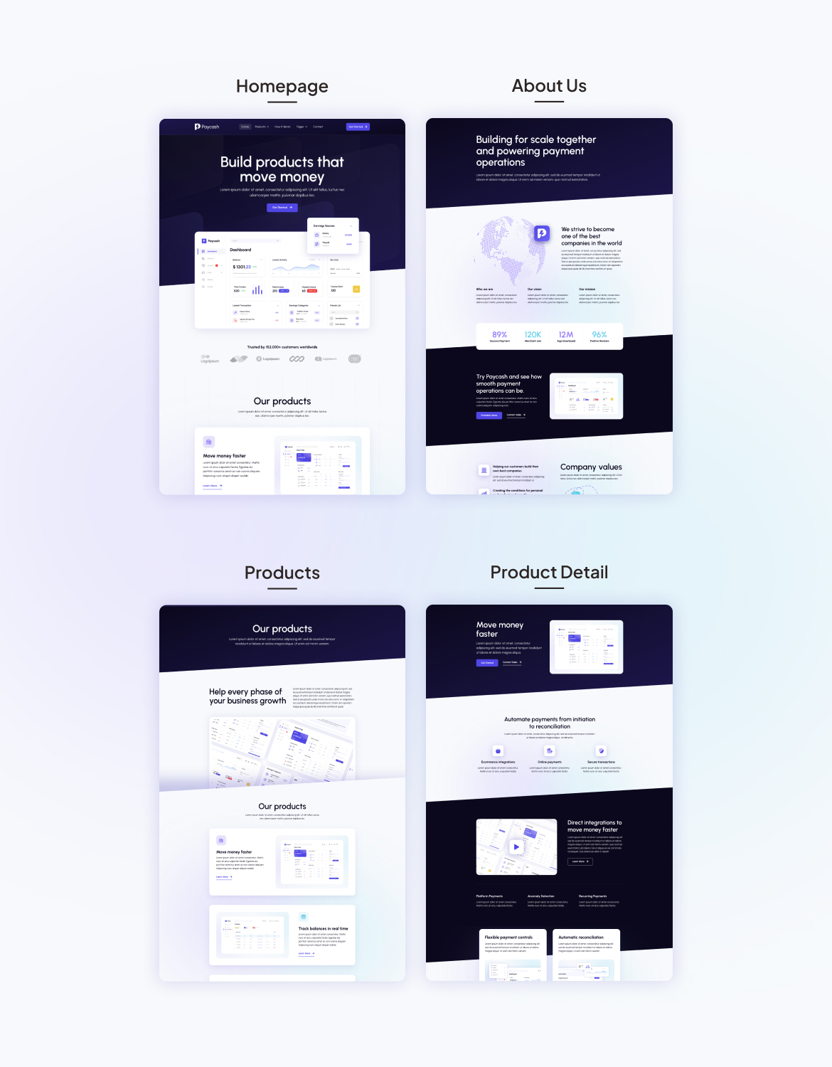 Paycash - Online Payment Gateway & Fintech Elementor Template Kit - 1