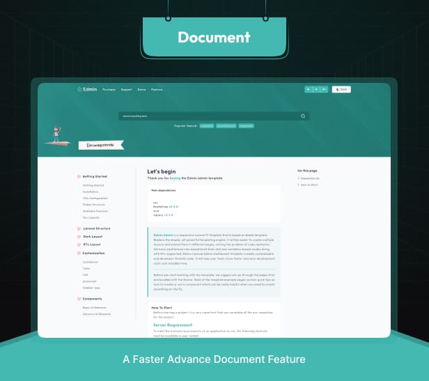 Edmin – Laravel Admin & Dashboard Template