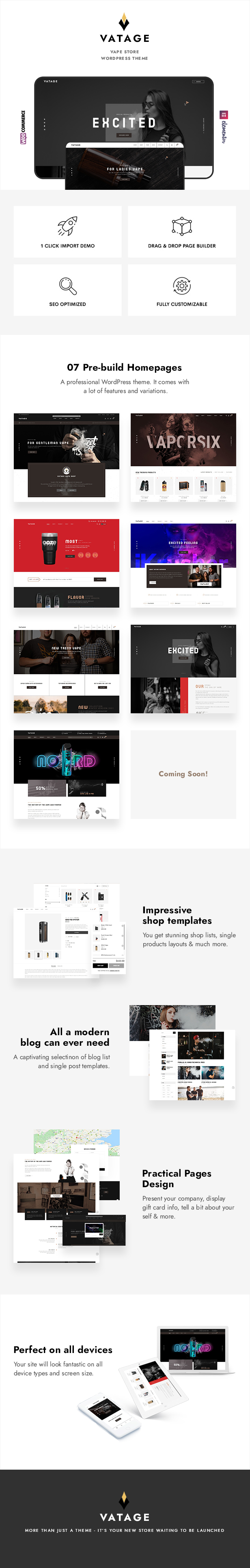 Vatage – Vape WooCommerce WordPress Theme - 1
