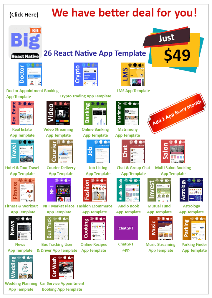 Fashion Ecommerce Android App + Fashion Ecommerce iOS App Template | React Native | Stylo - 4