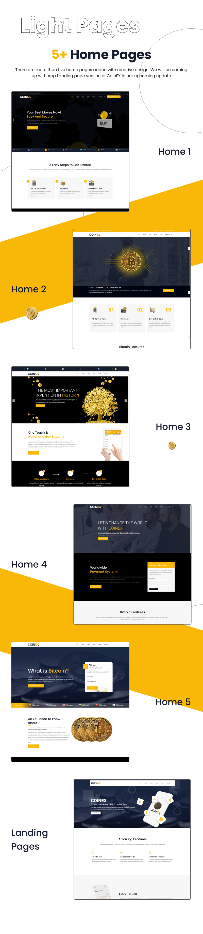 COINEX - Crypto Currency Admin Dashboard Template - 6