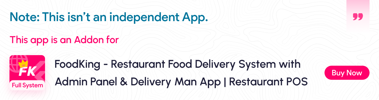FoodKing - Restaurant Food Delivery System Merchant Flutter Mobile App - 2