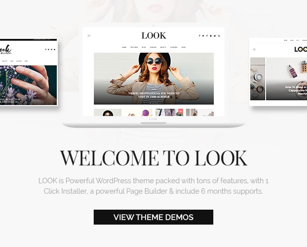 Look: Minimal Magazine and Blog WordPress Theme - 2