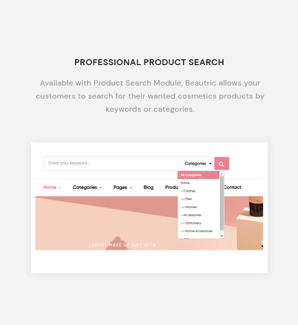 Professional Product Search