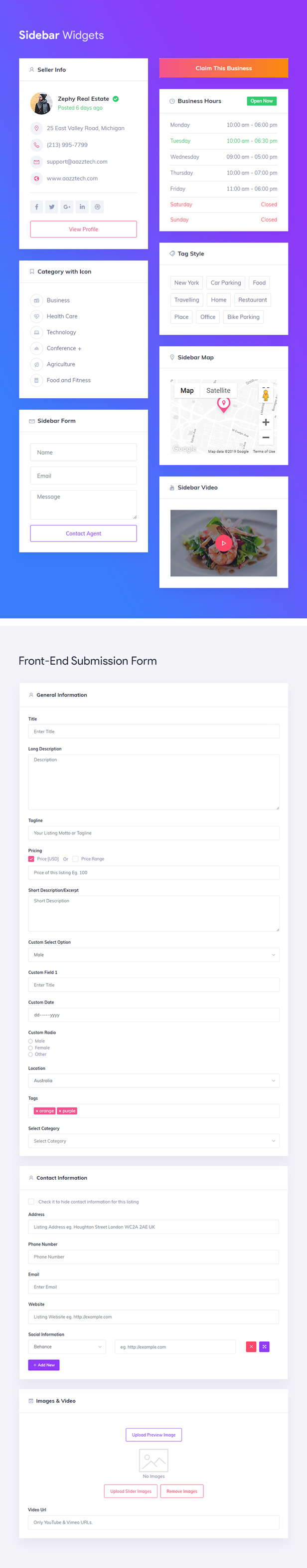Direo - Directory & Listing HTML Template - 4