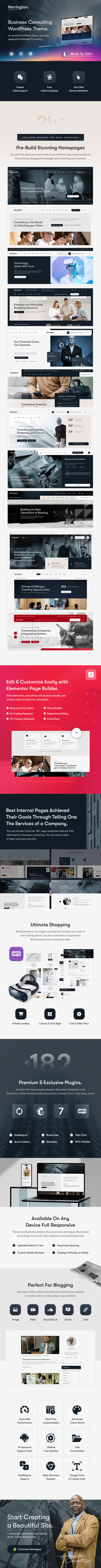 Herrington - Business Consulting WordPress Theme