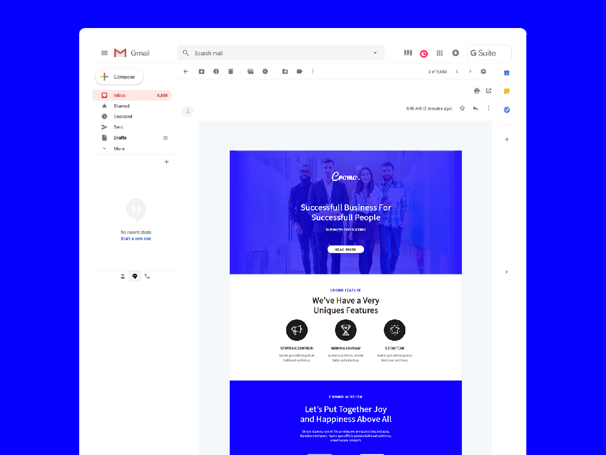 Cromo Corporate Email Newsletter Template - 3