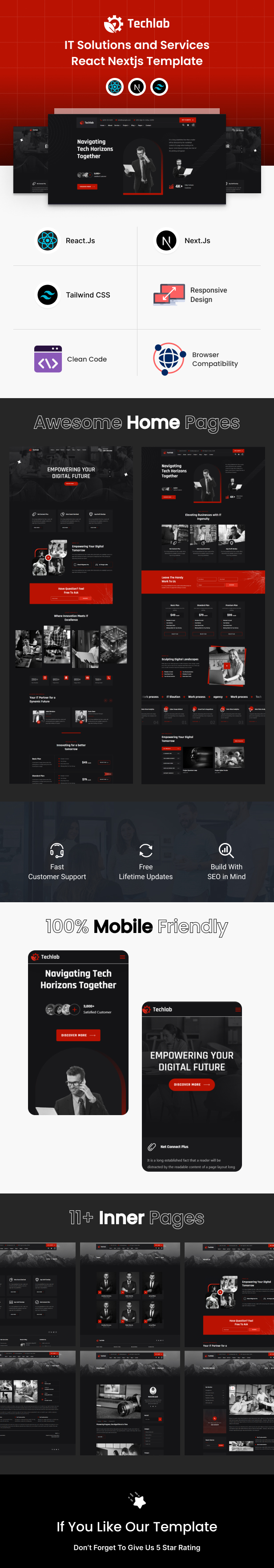 Techlab - IT Solutions and Services React Nextjs Template