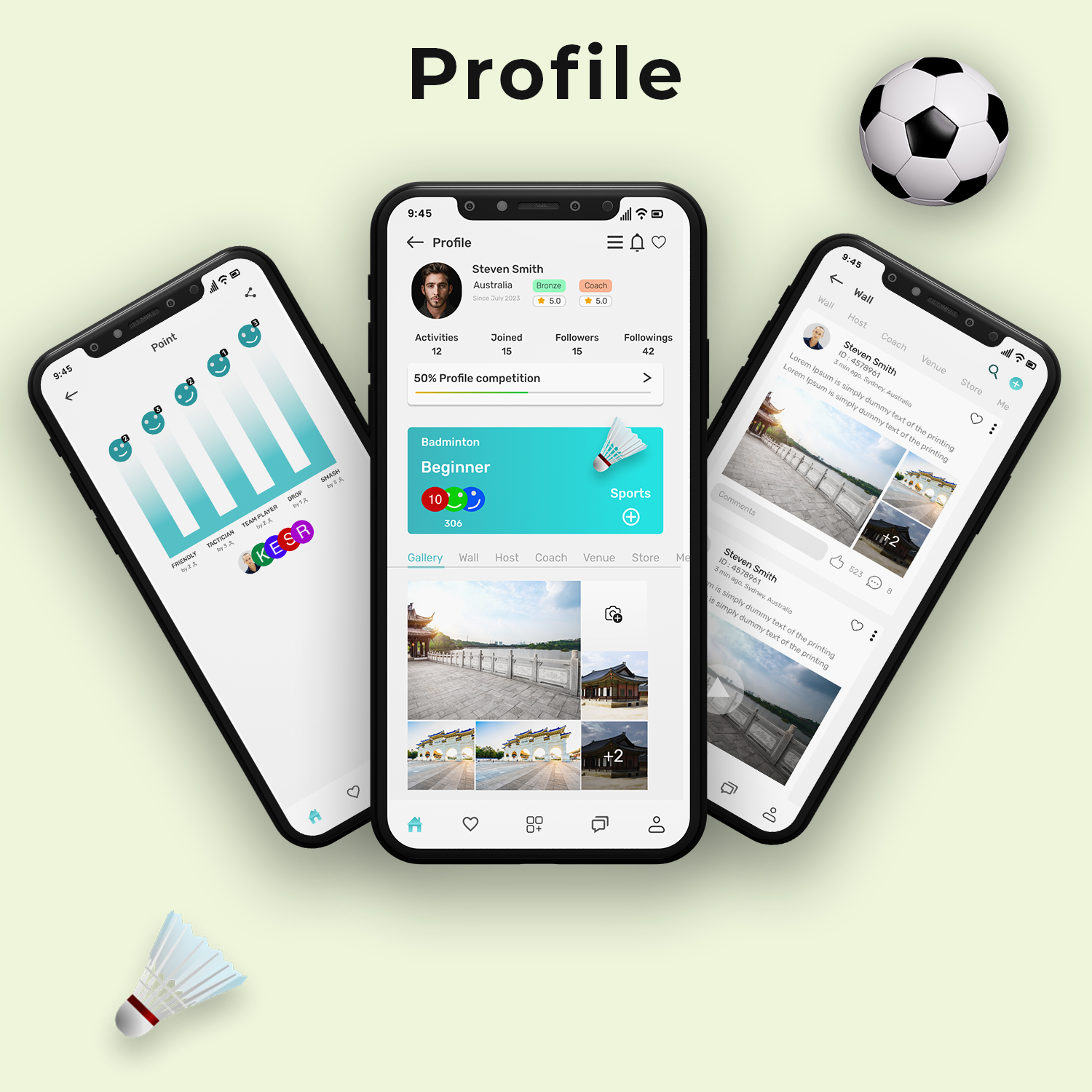 Sporto - Flutter Ui kit (Sport Networking) - 3