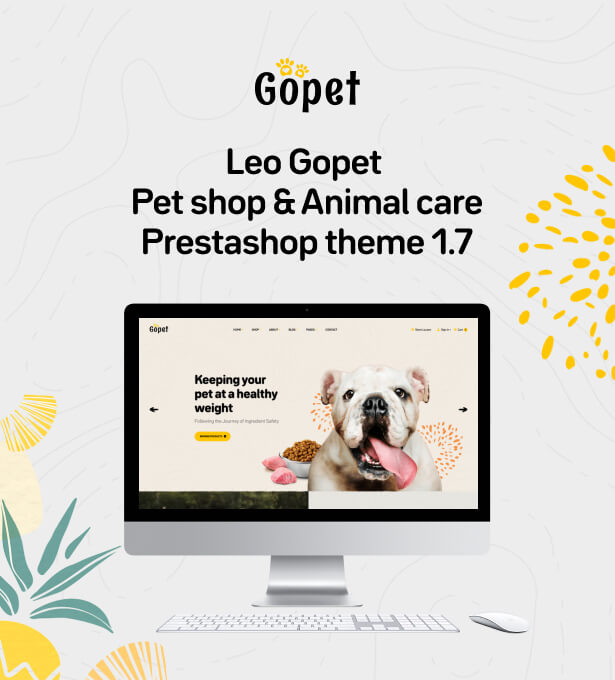 Pet shop & Animal care Prestashop theme 1.7