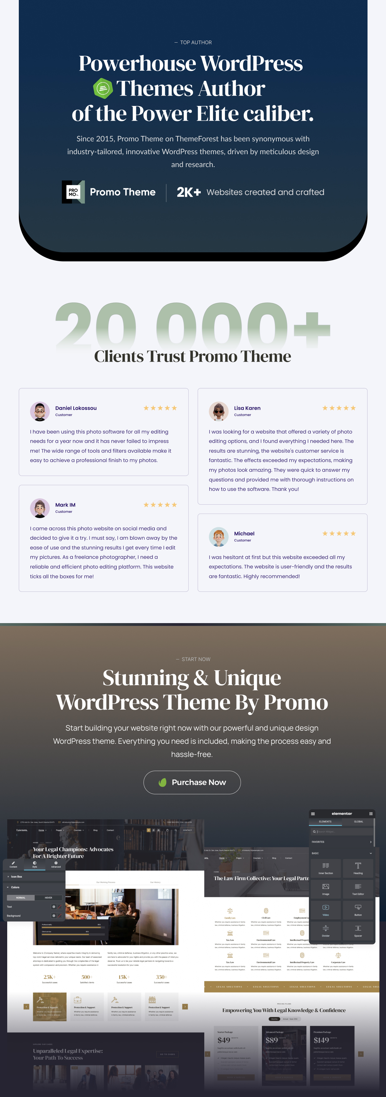Lawtorn - Lawyer & Attorney WordPress Theme - 3