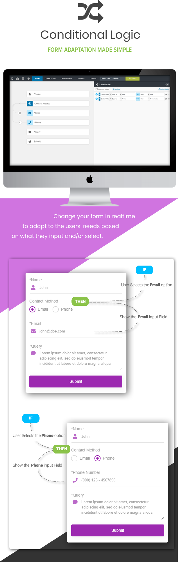 Best WordPress Form Builder Plugin - Conditional Logic