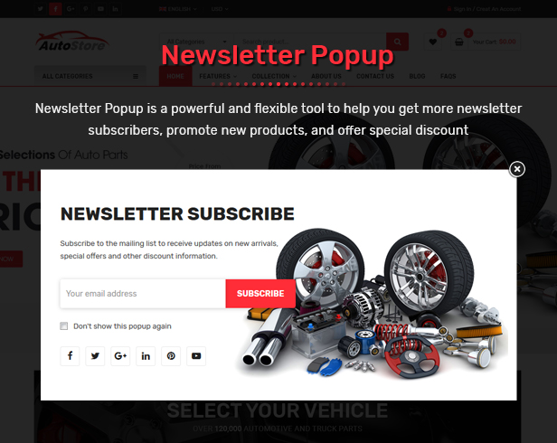 AutoStore - Auto Parts and Equipments Magento 2 Theme with Ajax Attributes Search Module - 17