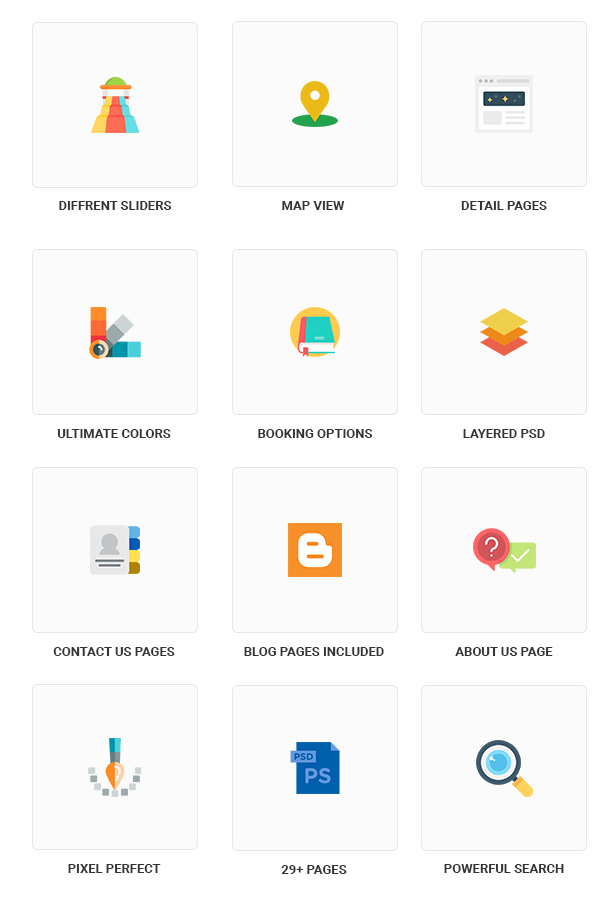 Listing Paradise Directory Listing PSD Template