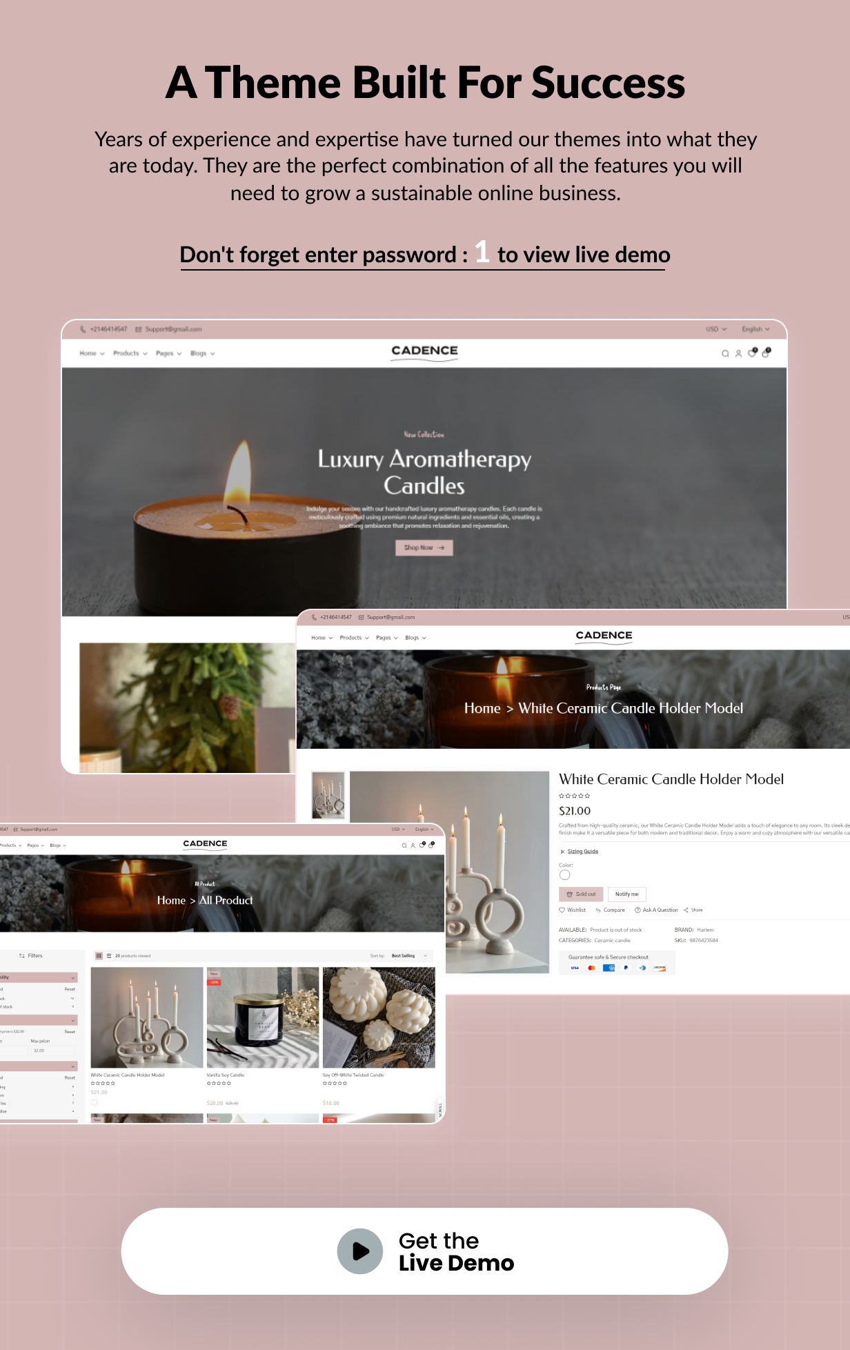 Cadence - Candles Shop Responsive Shopify 2.0 Theme - 10