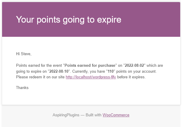 Enhancements for WooCommerce Points and Rewards - 6