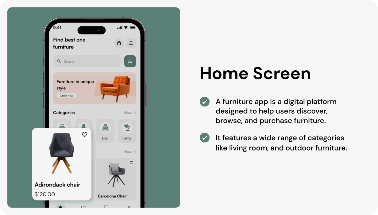 DecorEase App UI Template | Interior Design & Home Styling App in ...