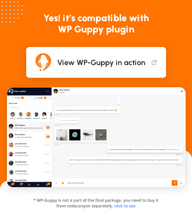 Guppy Noty -  SMS and Email Notifications Extension for WP Guppy Pro - 10