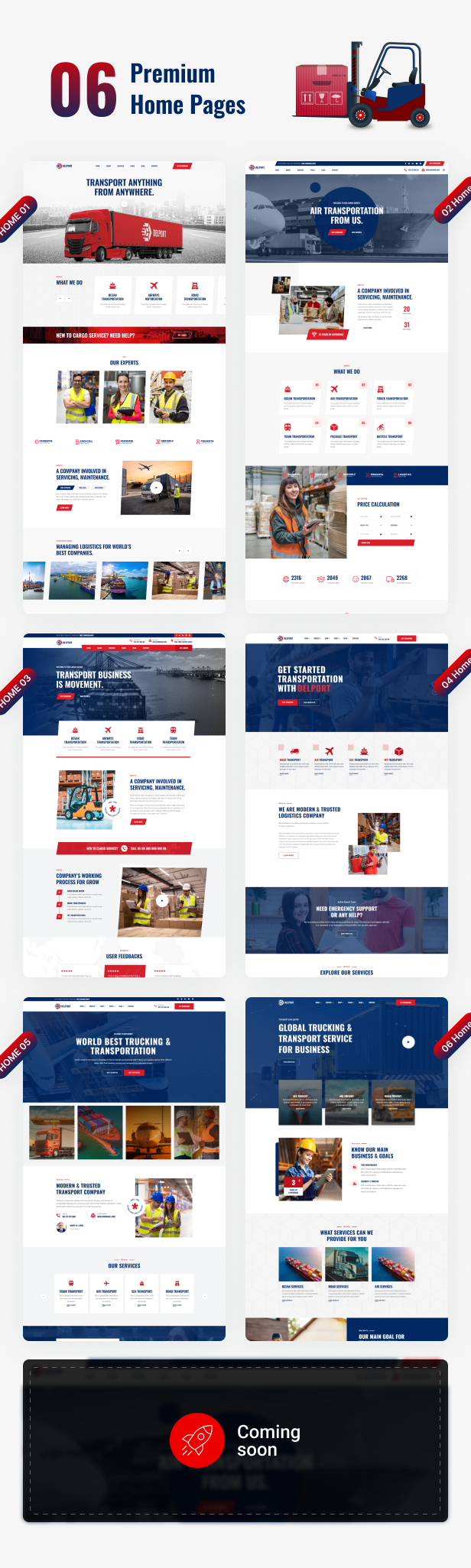 Delport - Logistics & Transportation Business WordPress Theme + RTL - 2