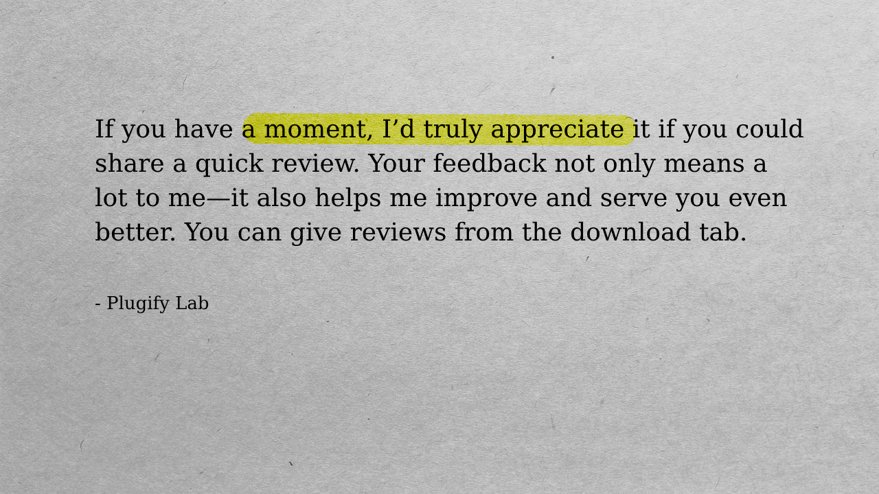 review