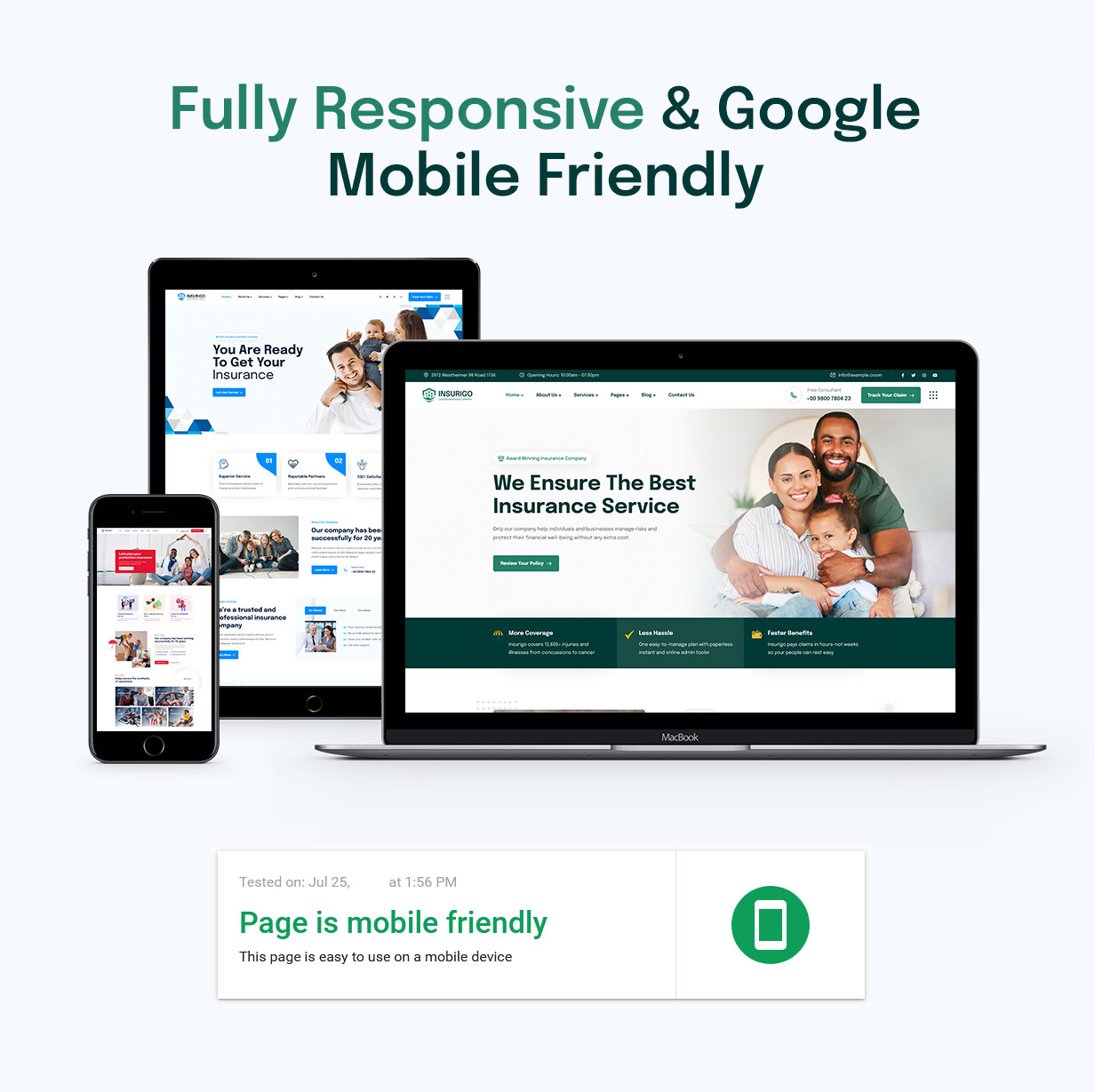 Insurigo- Insurance WordPress Theme