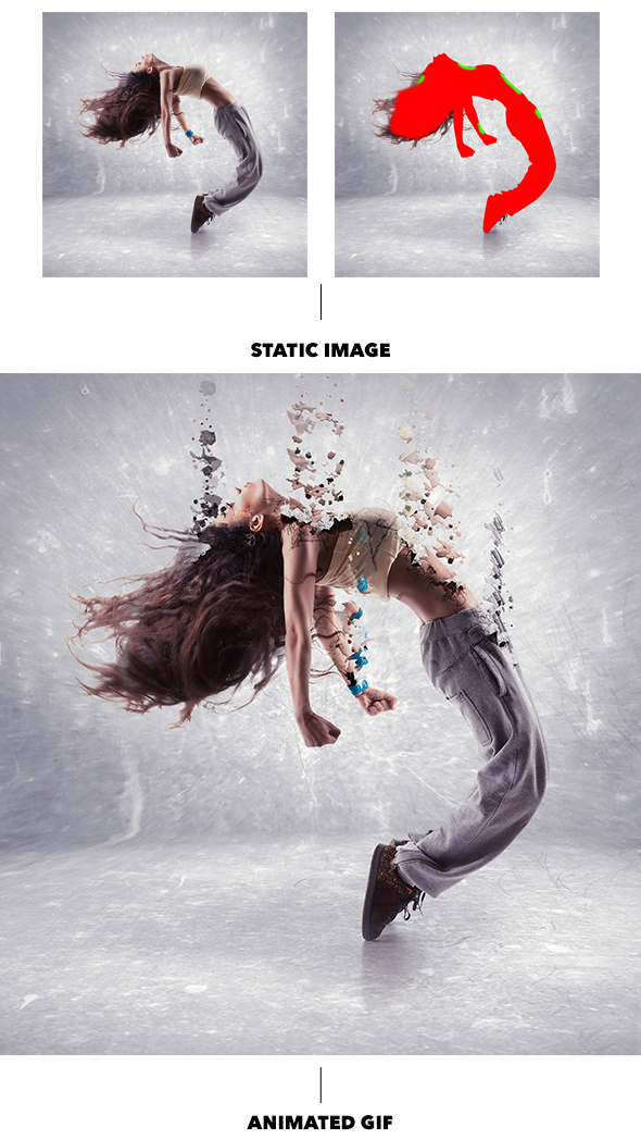 Gif Animated Crack Kit Photoshop Action - 3