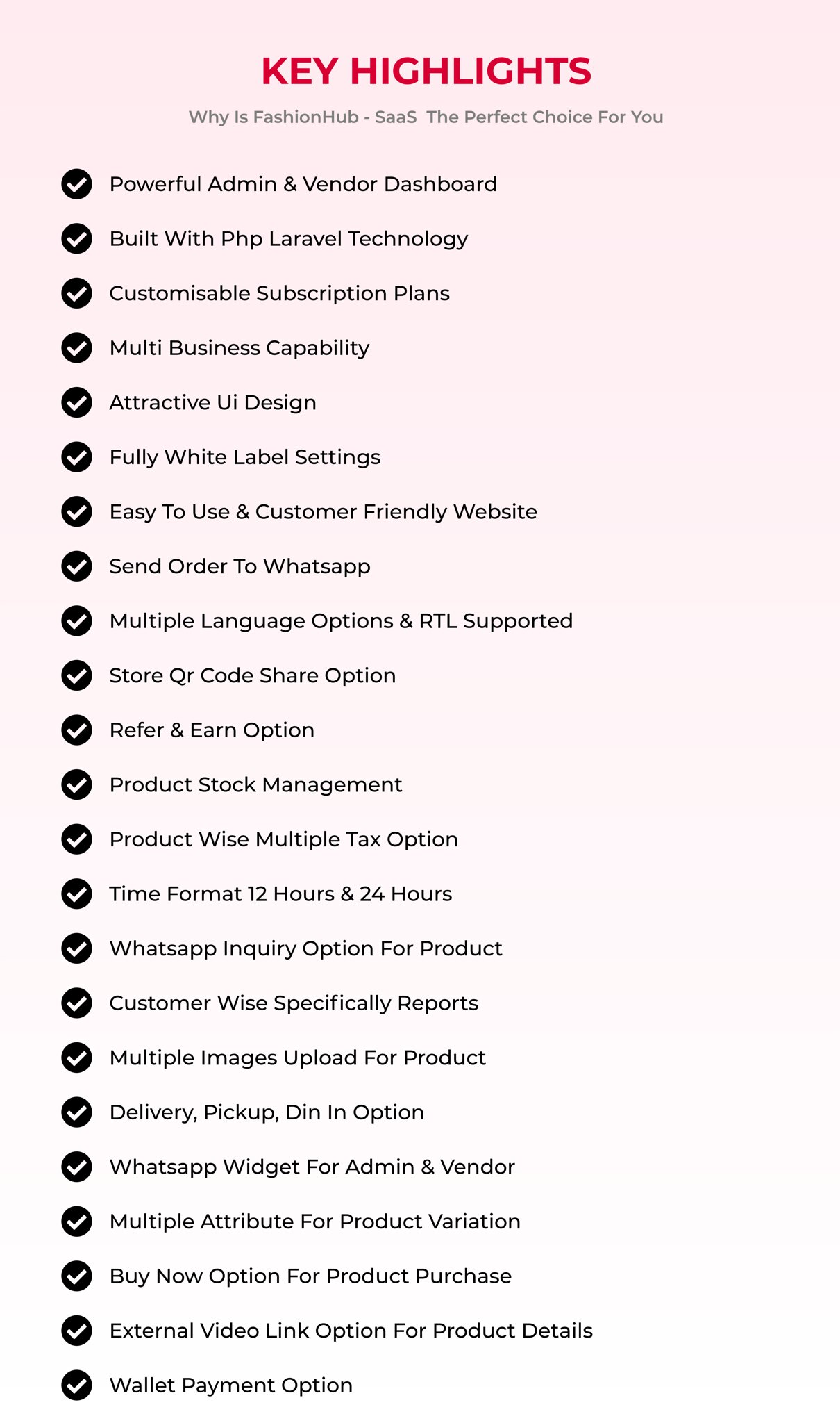 FashionHub SaaS - Multi Vendor SaaS eCommerce Business Website Builder SaaS