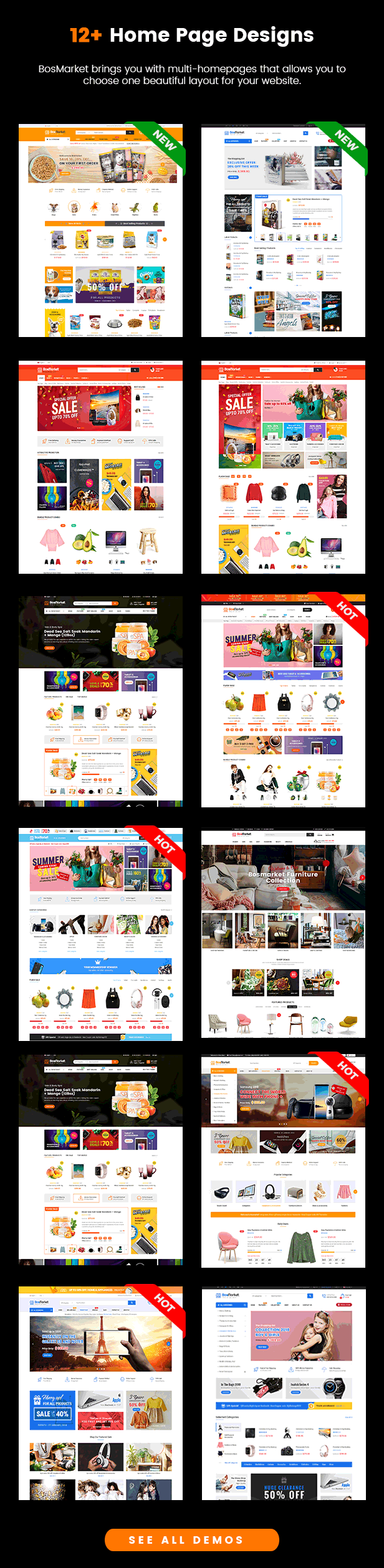 SW BosMarket - WooCommerce Theme