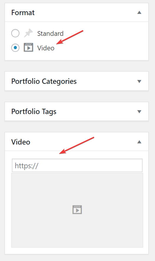 Visual Portfolio Video Support