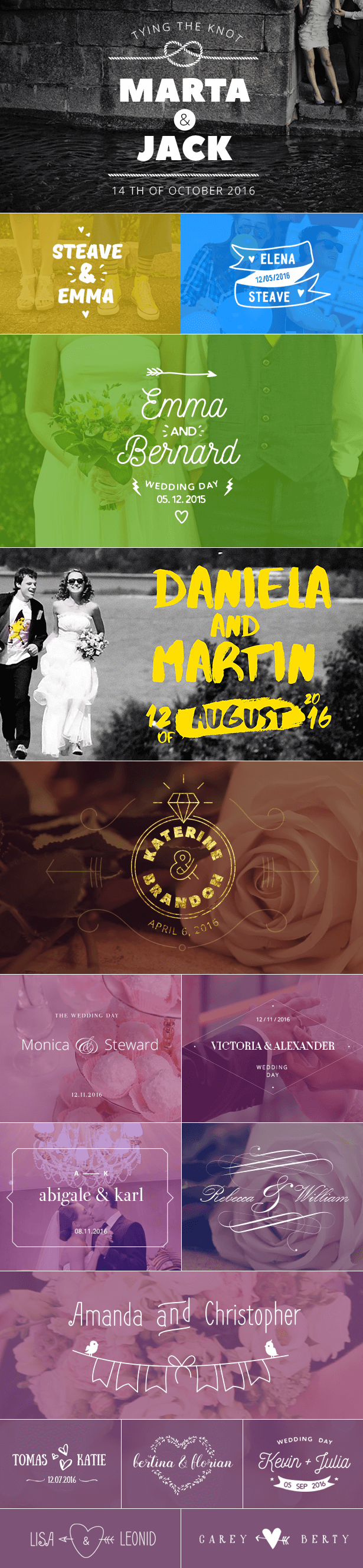 Wedding Titles - 3