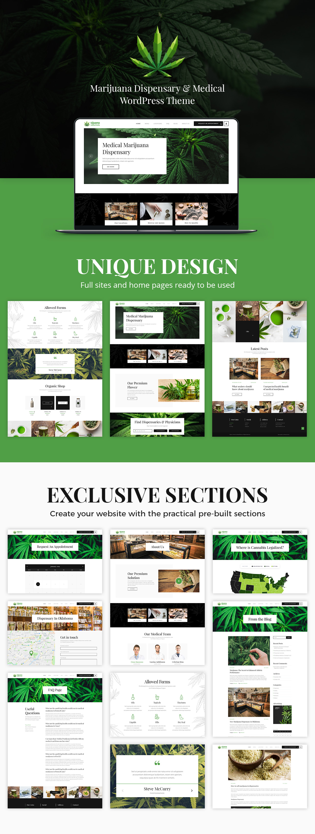 Tijuana - Marijuana Dispensary & Medical WordPress Theme - 2