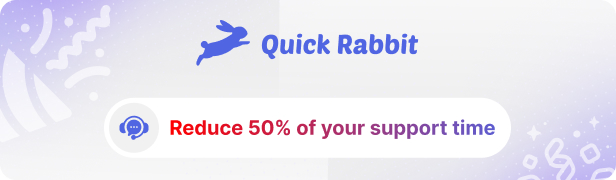 AI-Powered Support Ticketing System – Quick Rabbit with Knowledgebase & Live Chat