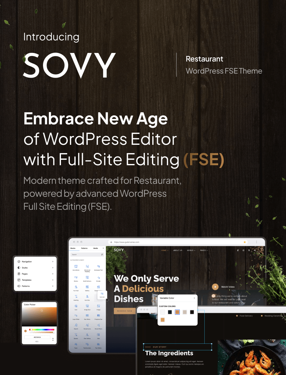 Sovy – Restaurant FSE WordPress Theme - 4